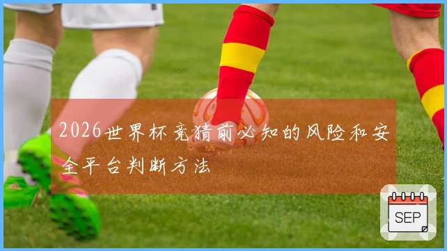 2026世界杯竞猜前必知的风险和安全平台判断方法